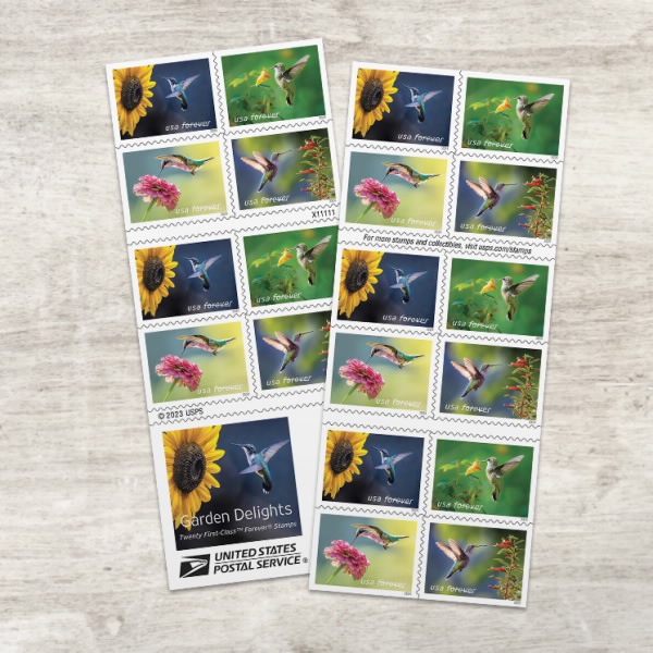 2024 Garden Delights Stamps | Forever Stamps US Postage Stamps