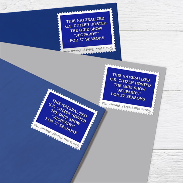 2024 Alex Trebek Stamps | Forever Stamps US Postage Stamps