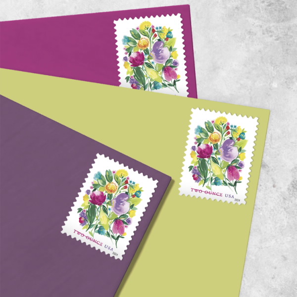 2024 Wedding Blooms Stamps Two Ounce | Forever Stamps US Postage Stamps