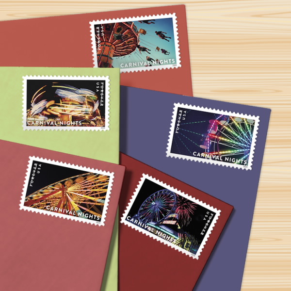 2024 Carnival Nights Stamps | Forever Stamps US Postage Stamps
