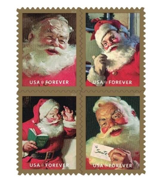 Big Sales! B Christmas Collection Stamps,300 Pcs | Forever Stamps US Postage Stamps