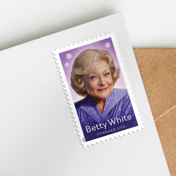 2025 Betty White Stamps 100 pcs | Forever Stamps US Postage Stamps