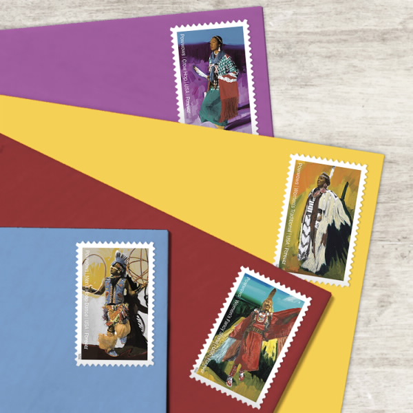 2025 Powwows Celebrating Native American Culture Stamps 100 pcs | Forever Stamps US Postage Stamps