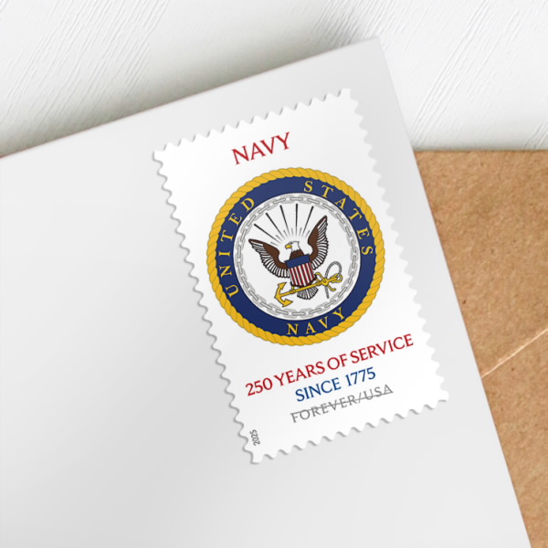 2025 U.S. Navy 250th Stamps 100 pcs | Forever Stamps US Postage Stamps