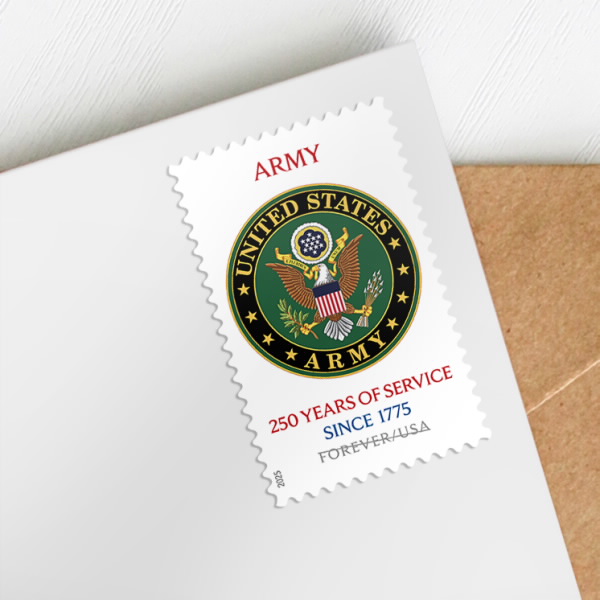 2025 U.S. Army 250th Stamps 100 pcs | Forever Stamps US Postage Stamps