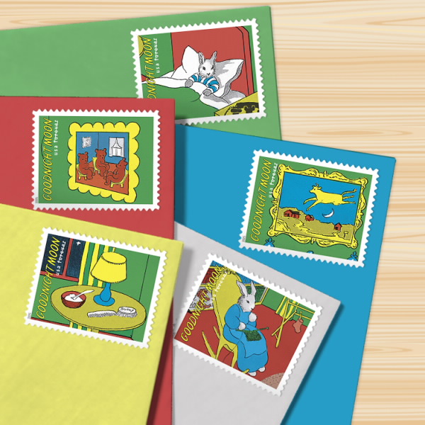 2025 Goodnight Moon Stamps 80 pcs | Forever Stamps US Postage Stamps
