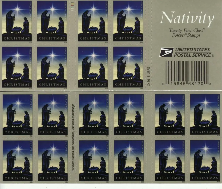 Christmas Stamp Blind Box 300 PCS BIG SALE，100 PCS of 3 styles | Forever Stamps US Postage Stamps