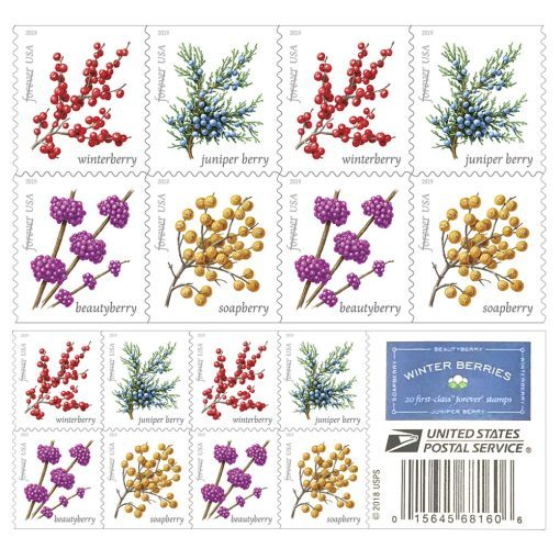 Christmas Stamp Blind Box 500 PCS BIG SALE，100 PCS of 5 styles | Forever Stamps US Postage Stamps