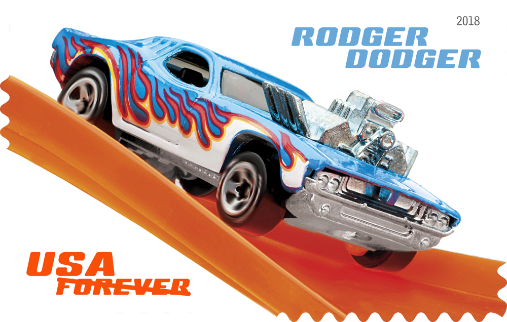 2018 Hot Wheels Stamps | Forever Stamps US Postage Stamps