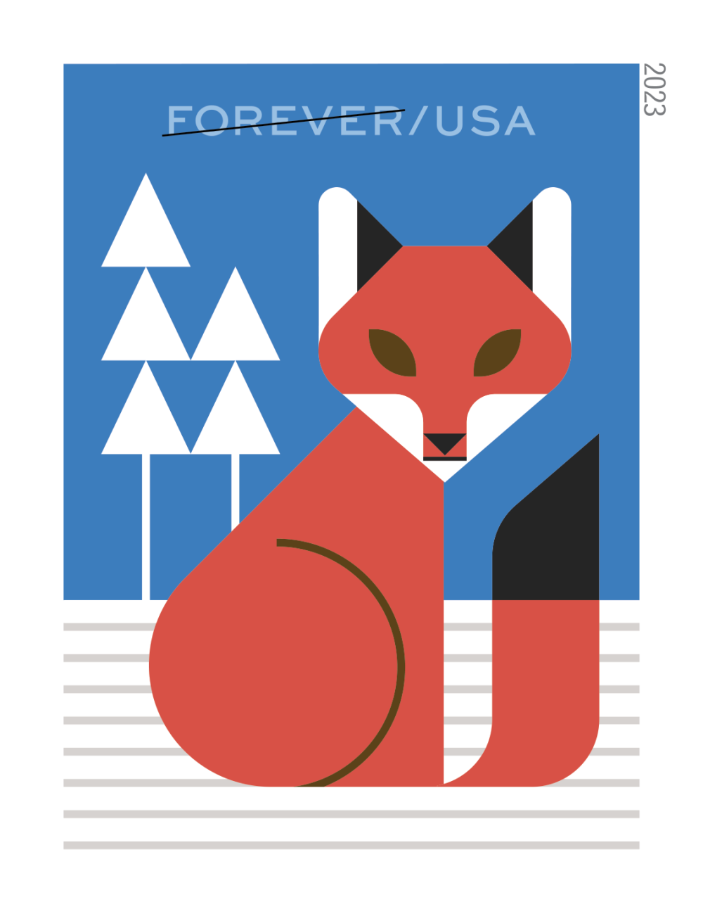 2023 Winter Woodland Animals Stamps | Forever Stamps US Postage Stamps