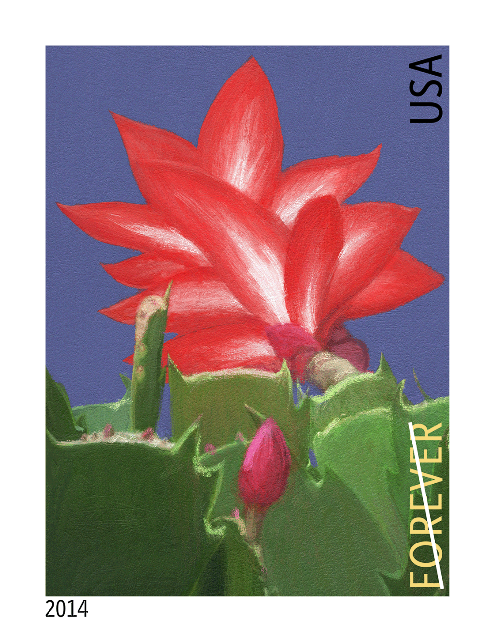 2014 Winter Flowers Stamps | Forever Stamps US Postage Stamps