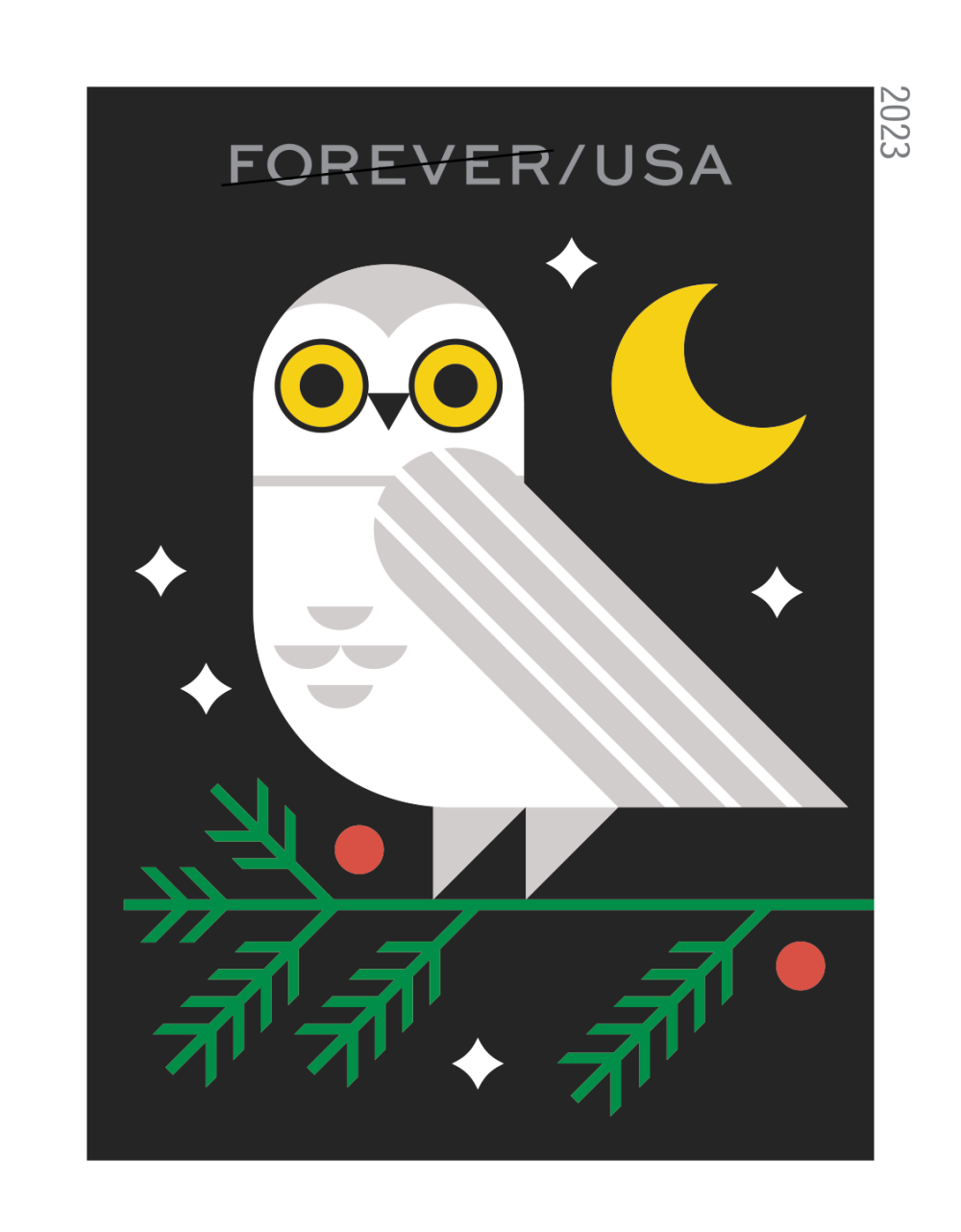 2023 Winter Woodland Animals Stamps | Forever Stamps US Postage Stamps
