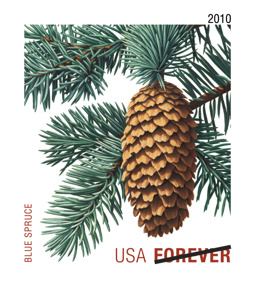 2010 Evergreens Stamps | Forever Stamps US Postage Stamps