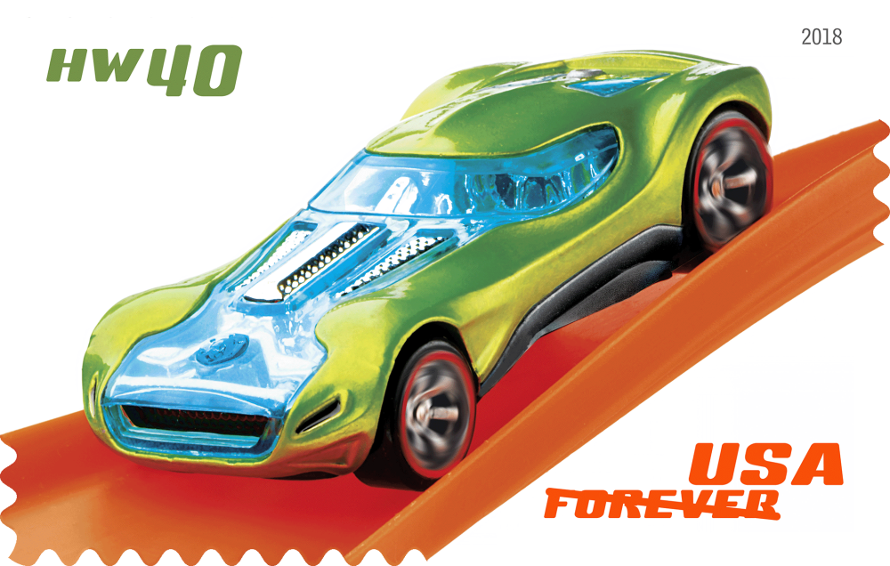 2018 Hot Wheels Stamps | Forever Stamps US Postage Stamps