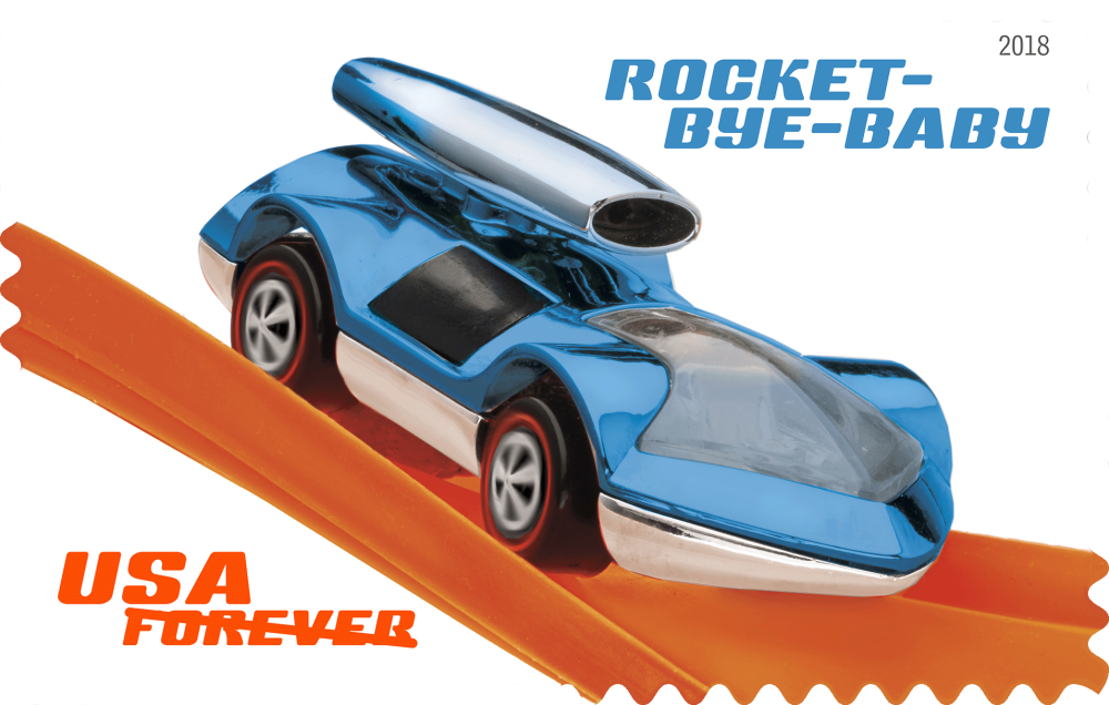 2018 Hot Wheels Stamps | Forever Stamps US Postage Stamps