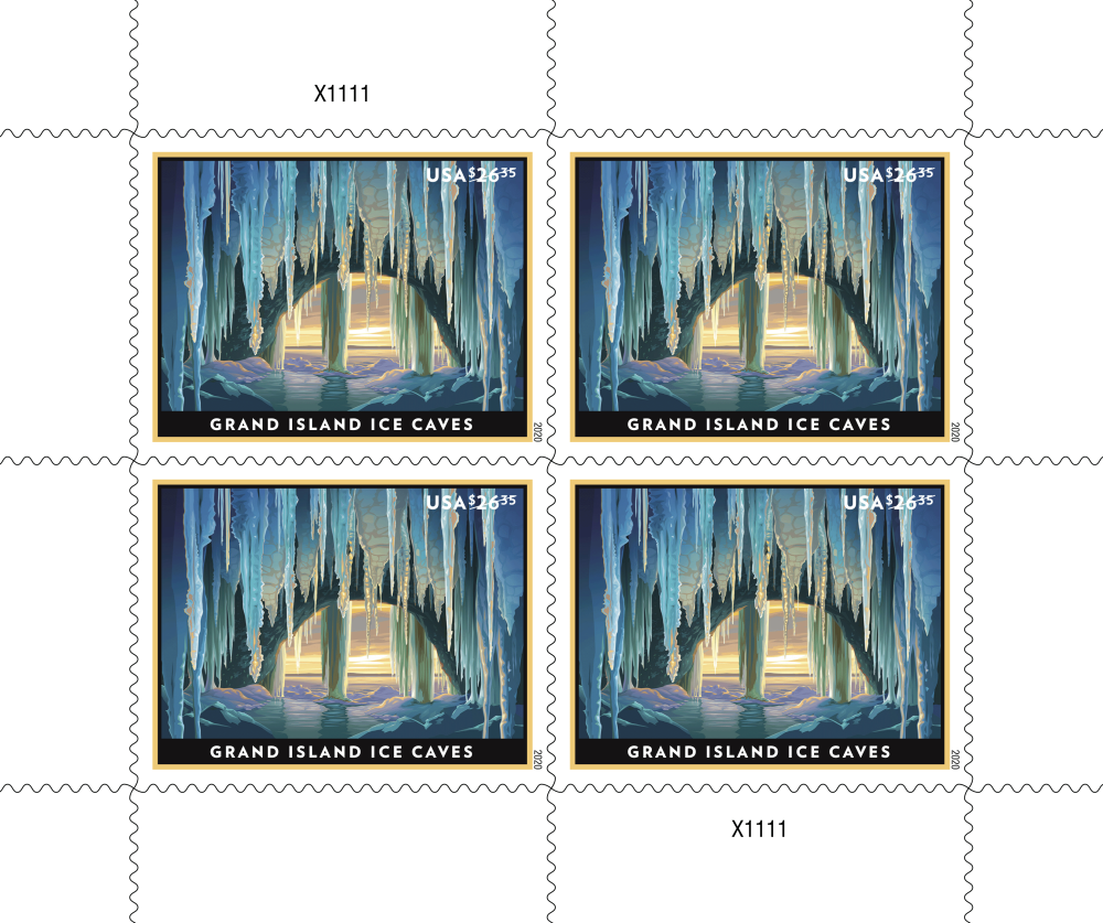 2020 Grand Island Ice Caves stamps | Forever Stamps US Postage Stamps
