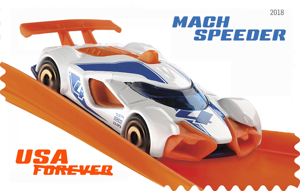 2018 Hot Wheels Stamps | Forever Stamps US Postage Stamps