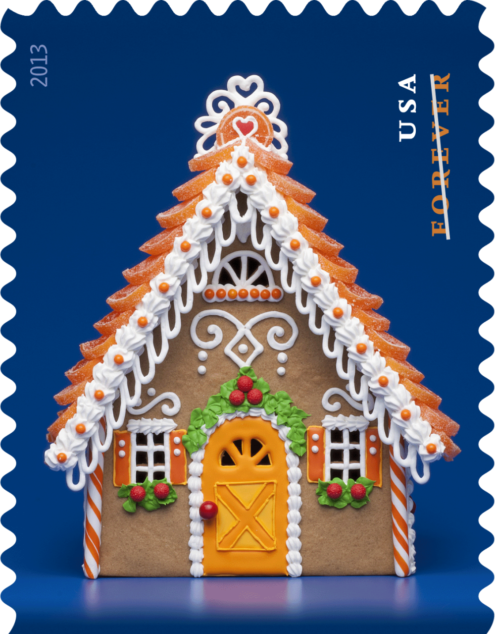 2013 Gingerbread Houses Stamps | Forever Stamps US Postage Stamps