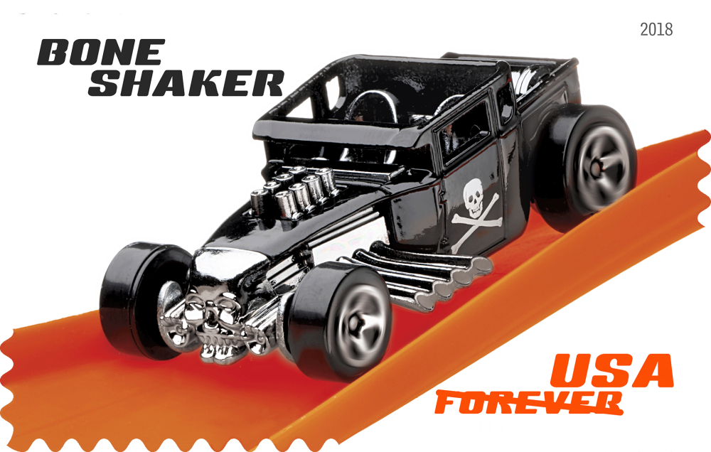 2018 Hot Wheels Stamps | Forever Stamps US Postage Stamps
