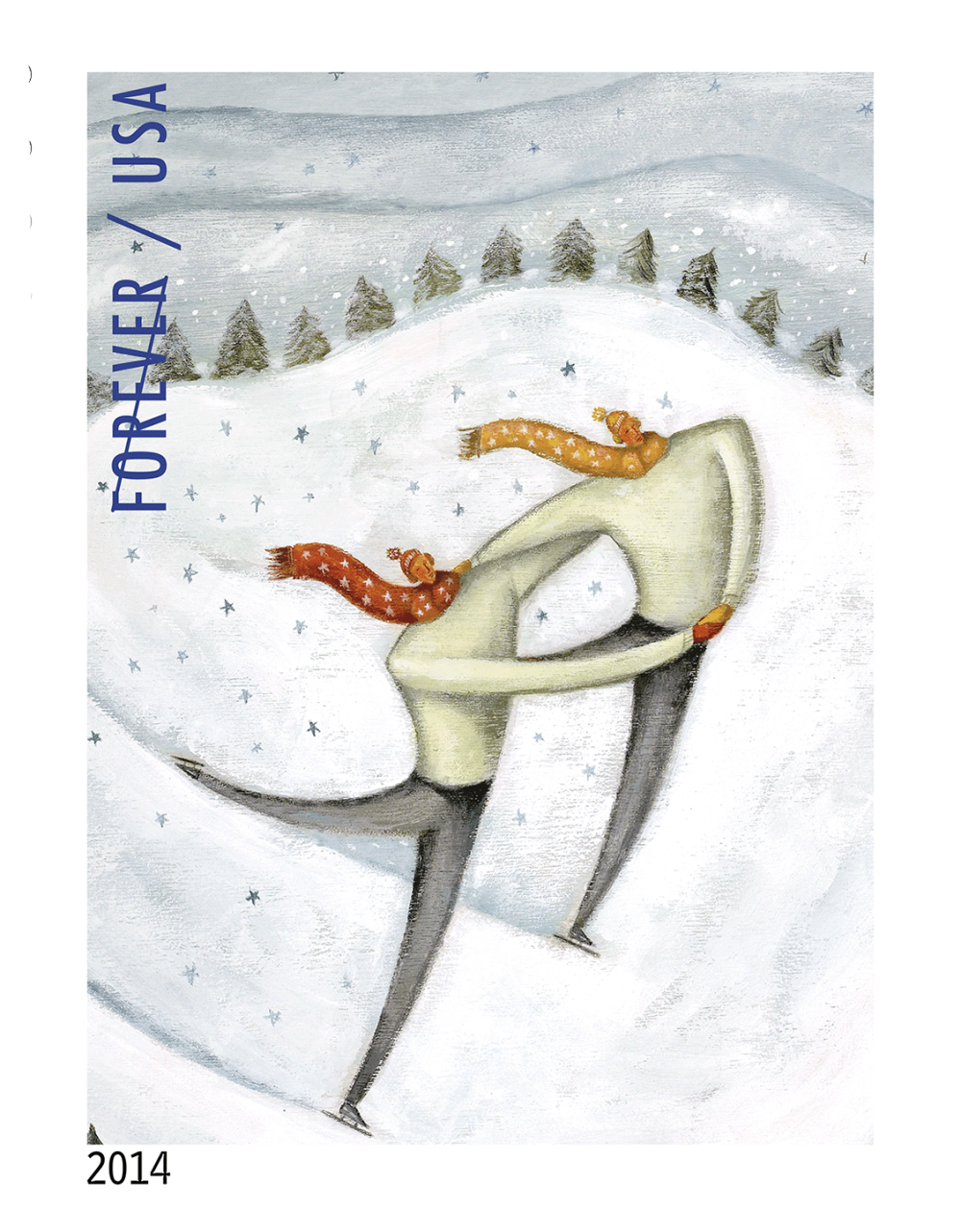 2014 Winter Fun Stamps | Forever Stamps US Postage Stamps