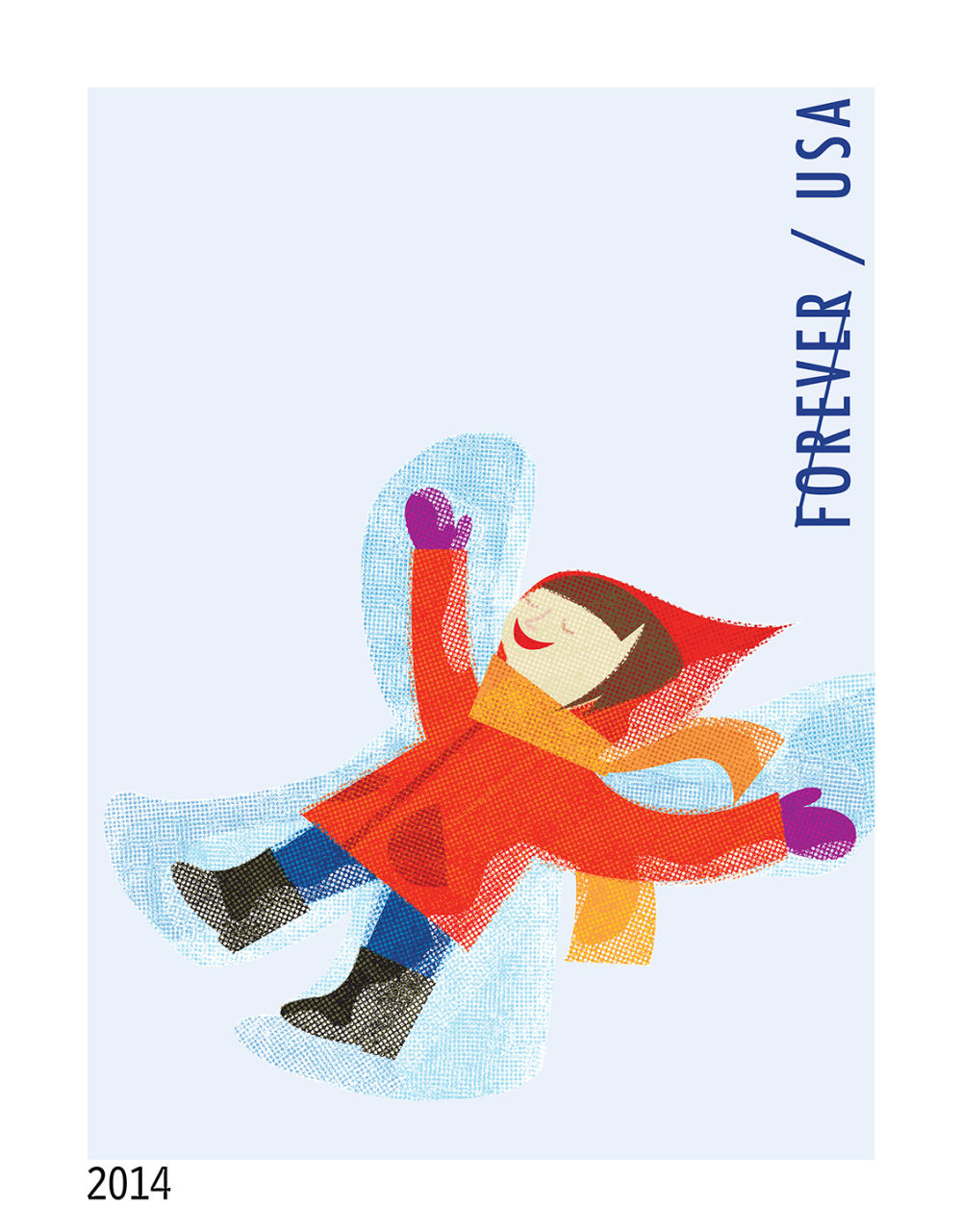 2014 Winter Fun Stamps | Forever Stamps US Postage Stamps