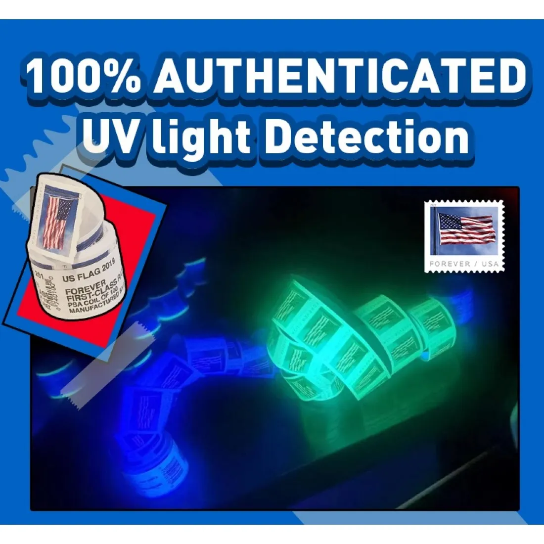 2019 U.S. Flag Forever Stamps Roll | Forever Stamps US Postage Stamps