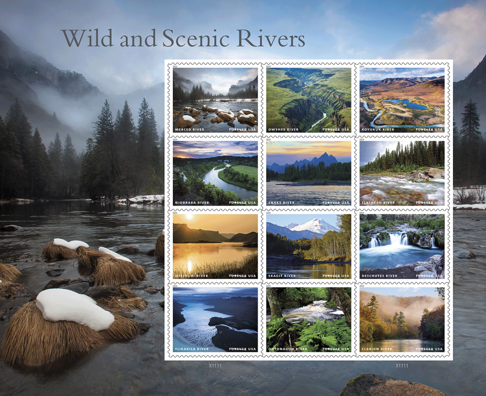 2019 Wild And Scenic Rivers Stamps | Forever Stamps US Postage Stamps