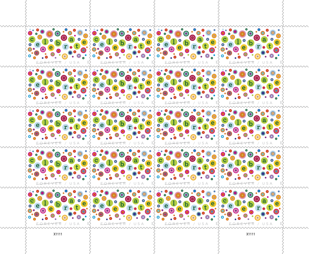 2020 Let's Celebrate! Stamps | Forever Stamps US Postage Stamps