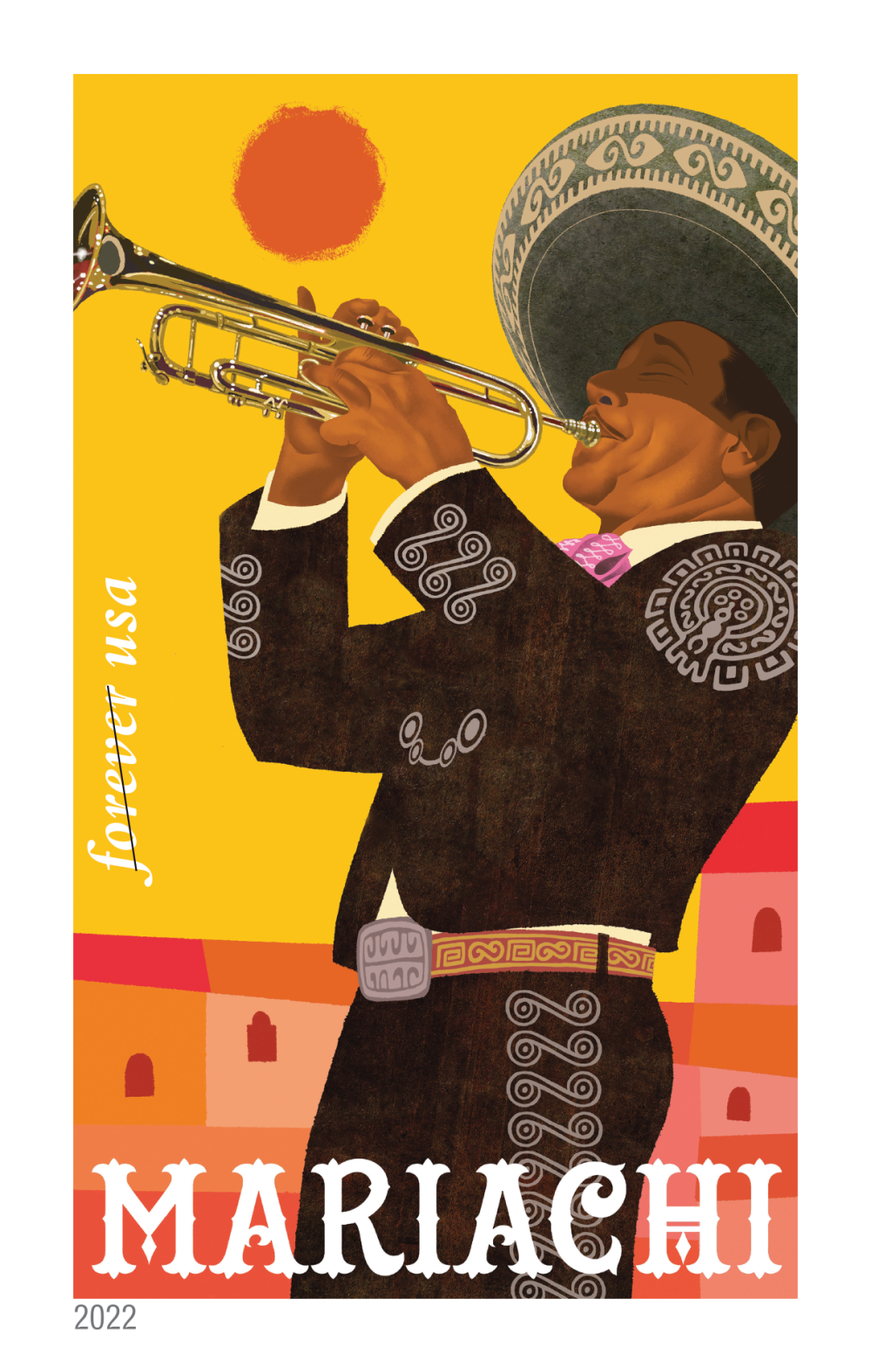 2022 Mariachi Stamps | Forever Stamps US Postage Stamps
