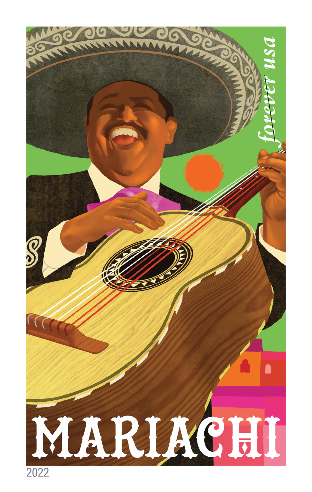 2022 Mariachi Stamps | Forever Stamps US Postage Stamps