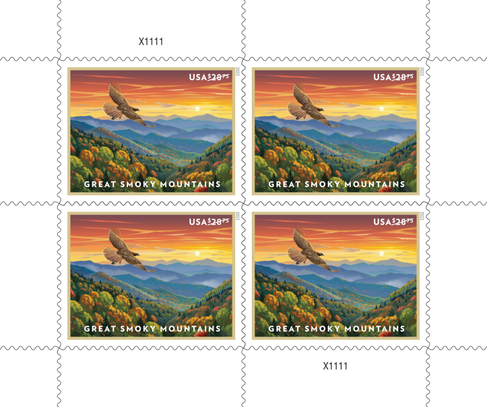 2023 Great Smoky Mountains (Express Mail) | Forever Stamps US Postage Stamps