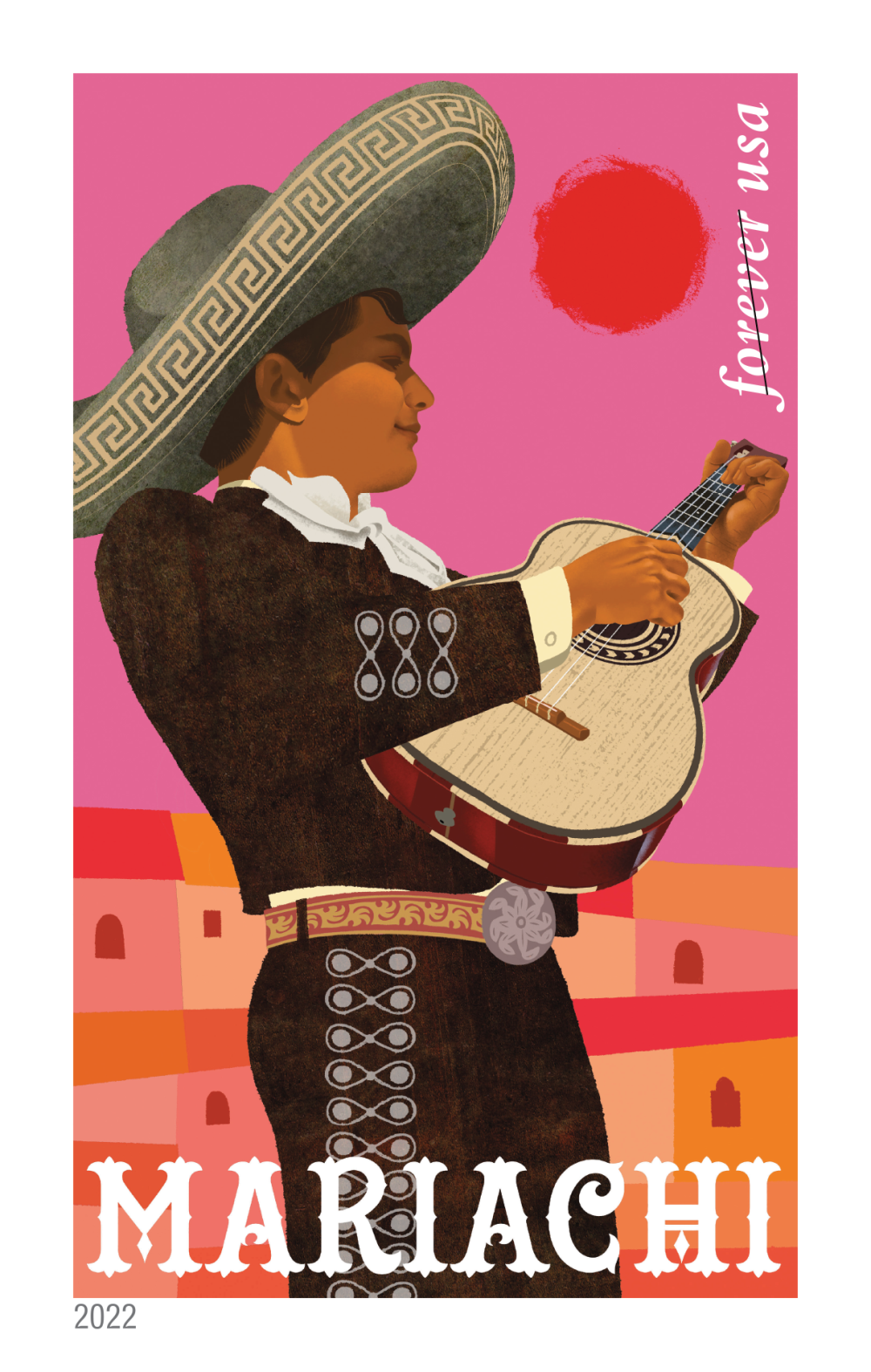 2022 Mariachi Stamps | Forever Stamps US Postage Stamps