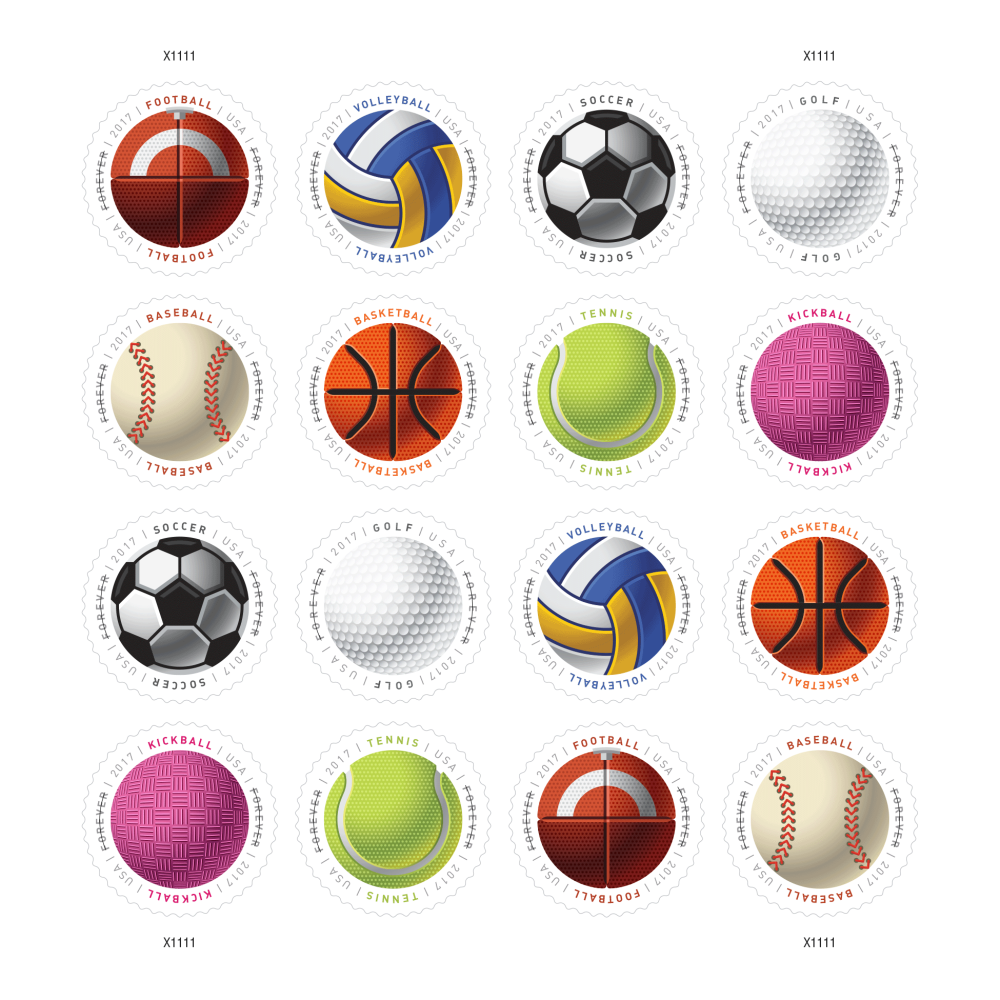 2017 Have A Ball Stamps | Forever Stamps US Postage Stamps