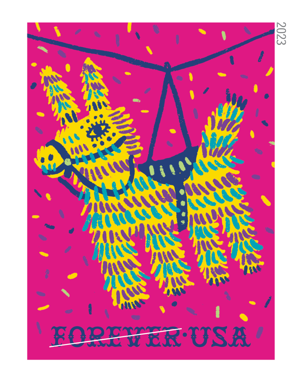 2023 Piñatas! Stamps 100 PCS | Forever Stamps US Postage Stamps
