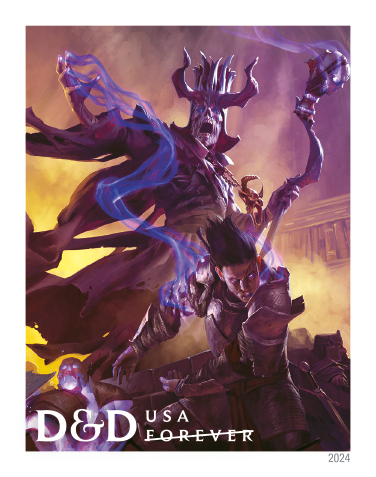 2024 Dungeons & Dragons Stamps | Forever Stamps US Postage Stamps