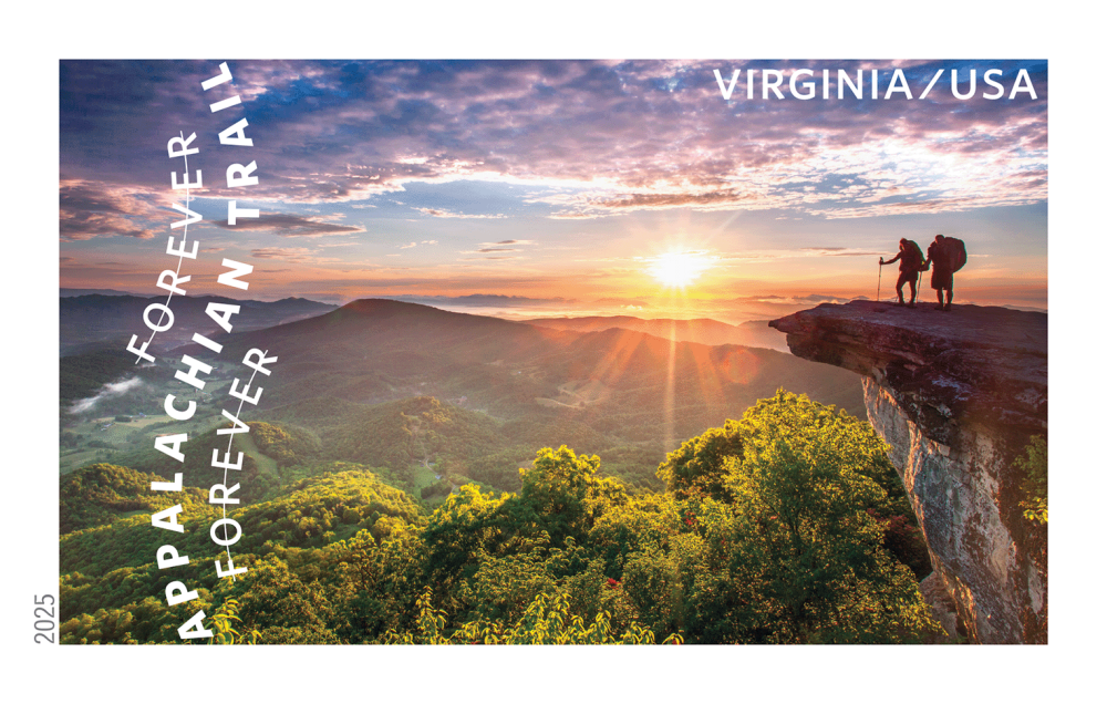 2025 The Appalachian Trail Stamps | Forever Stamps US Postage Stamps