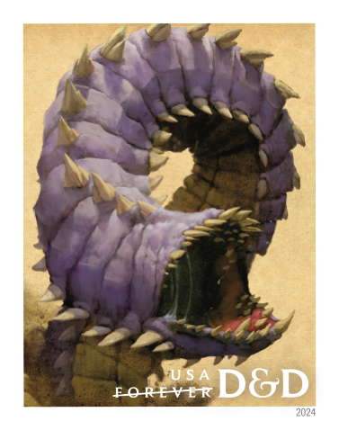 2024 Dungeons & Dragons Stamps | Forever Stamps US Postage Stamps