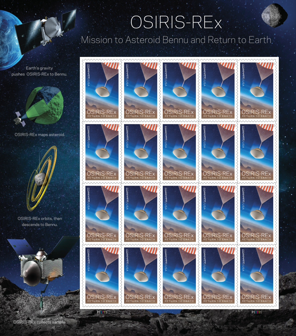 2023 OSIRIS-REx Forever Stamps 100 PCS | Forever Stamps US Postage Stamps