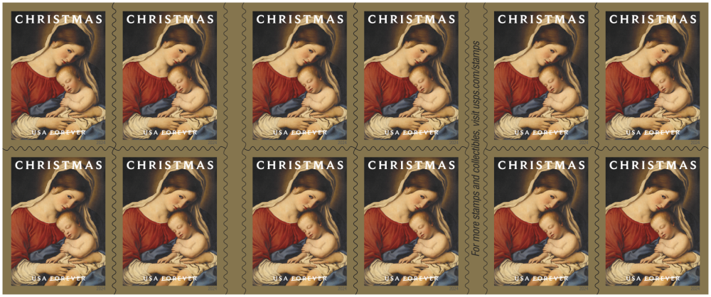 2024 Christmas Madonna and Child Stamps | Forever Stamps US Postage Stamps