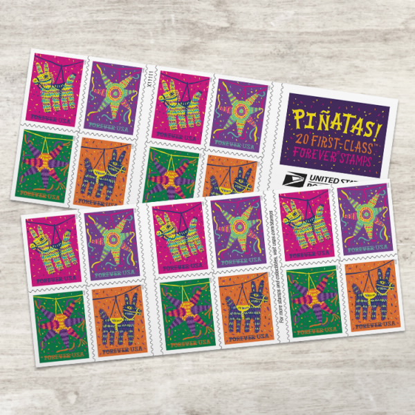 2023 Piñatas! Stamps 100 PCS | Forever Stamps US Postage Stamps
