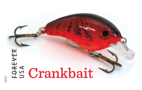 2025 Freshwater Fishing Lures Stamps 100 pcs | Forever Stamps US Postage Stamps