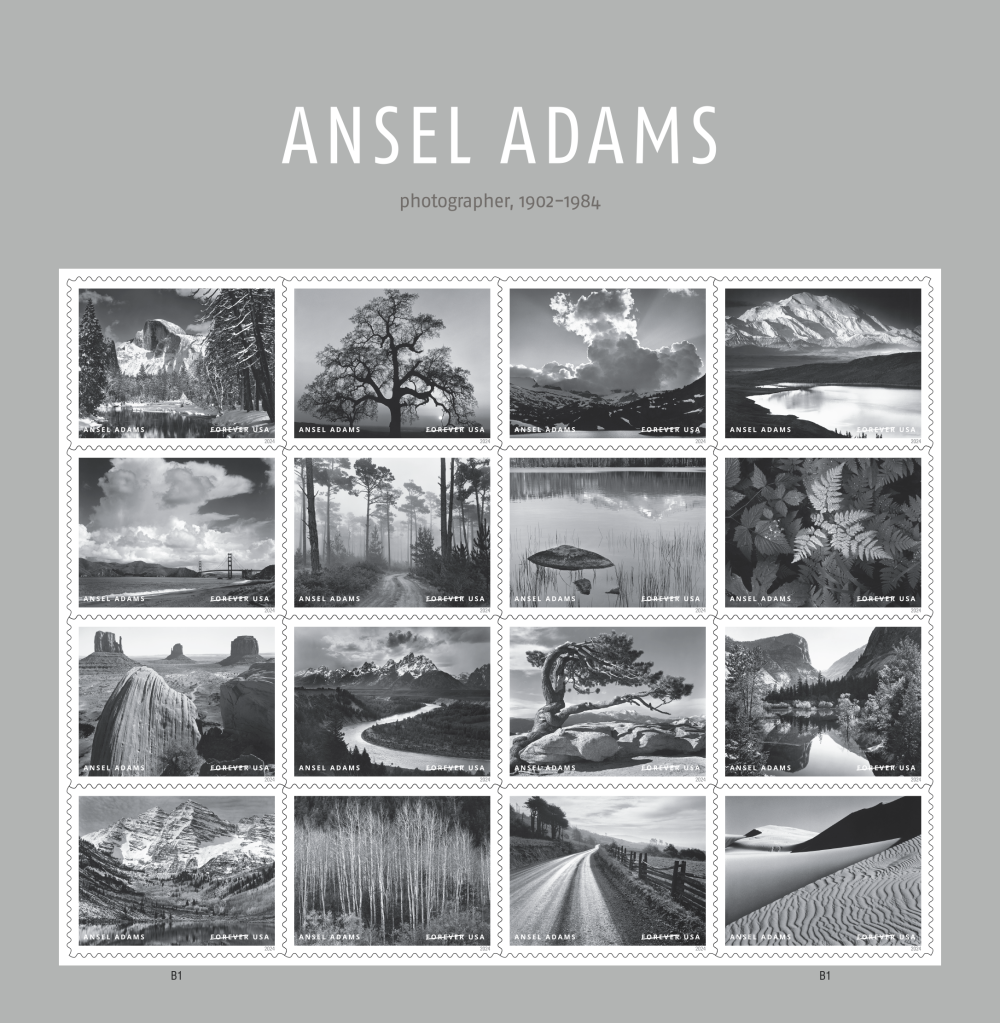 2024 Ansel Adams Stamps | Forever Stamps US Postage Stamps