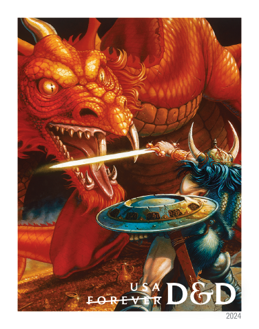 2024 Dungeons & Dragons Stamps | Forever Stamps US Postage Stamps