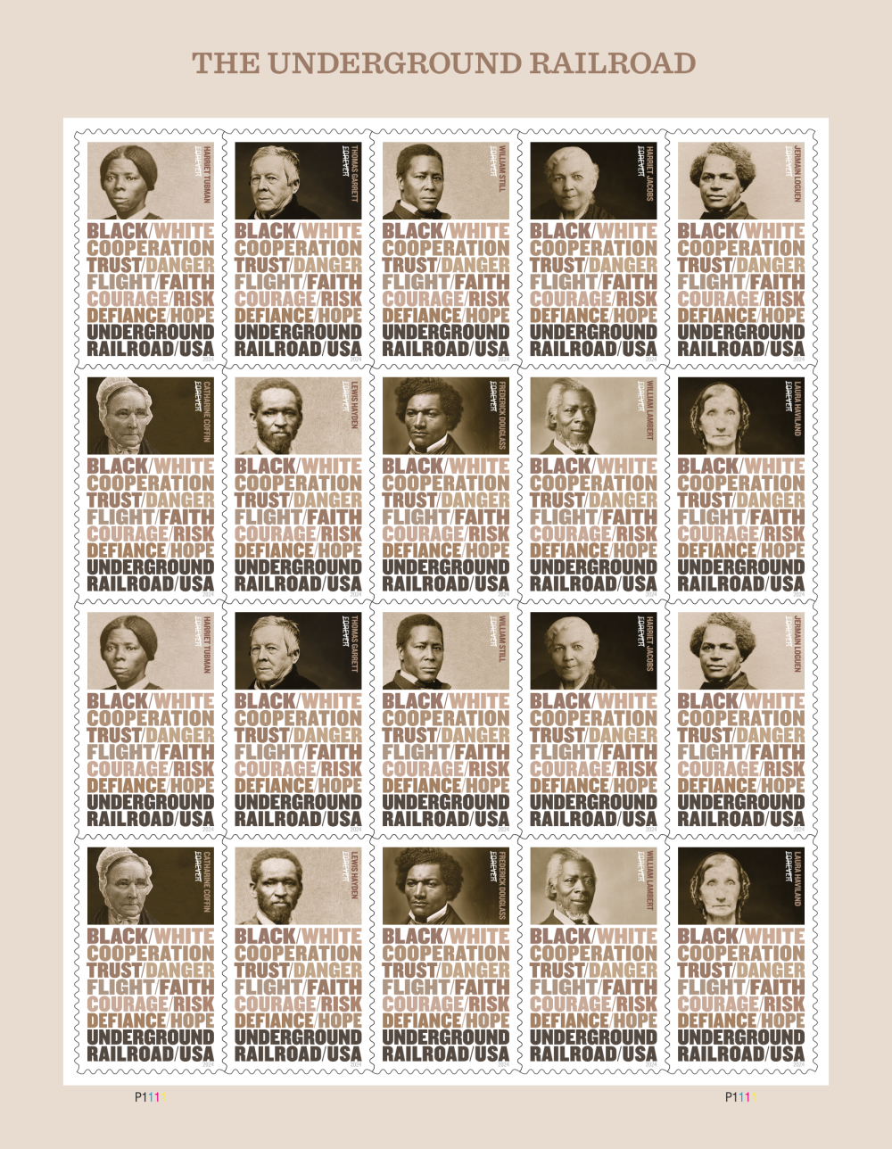 2024 The Underground Railroad Stamps | Forever Stamps US Postage Stamps