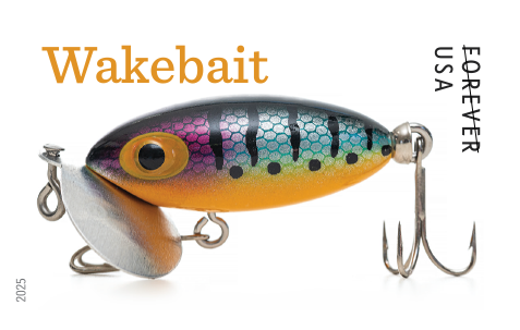 2025 Freshwater Fishing Lures Stamps 100 pcs | Forever Stamps US Postage Stamps