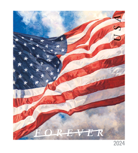 2024 U.S. Flags Stamps books | Forever Stamps US Postage Stamps