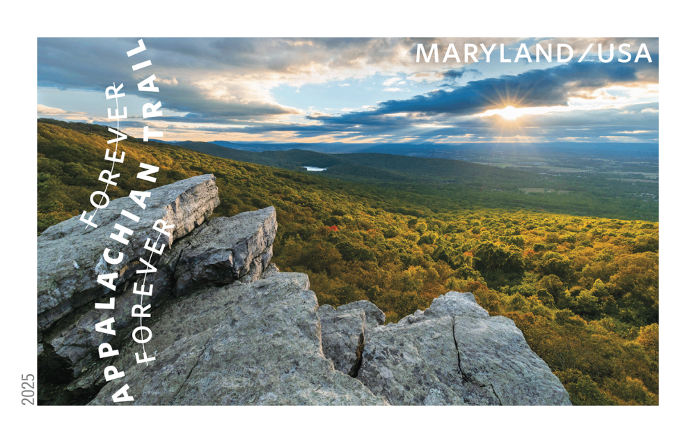 2025 The Appalachian Trail Stamps | Forever Stamps US Postage Stamps
