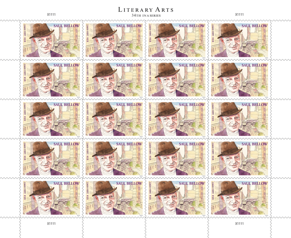2024 Saul Bellow Stamps | Forever Stamps US Postage Stamps