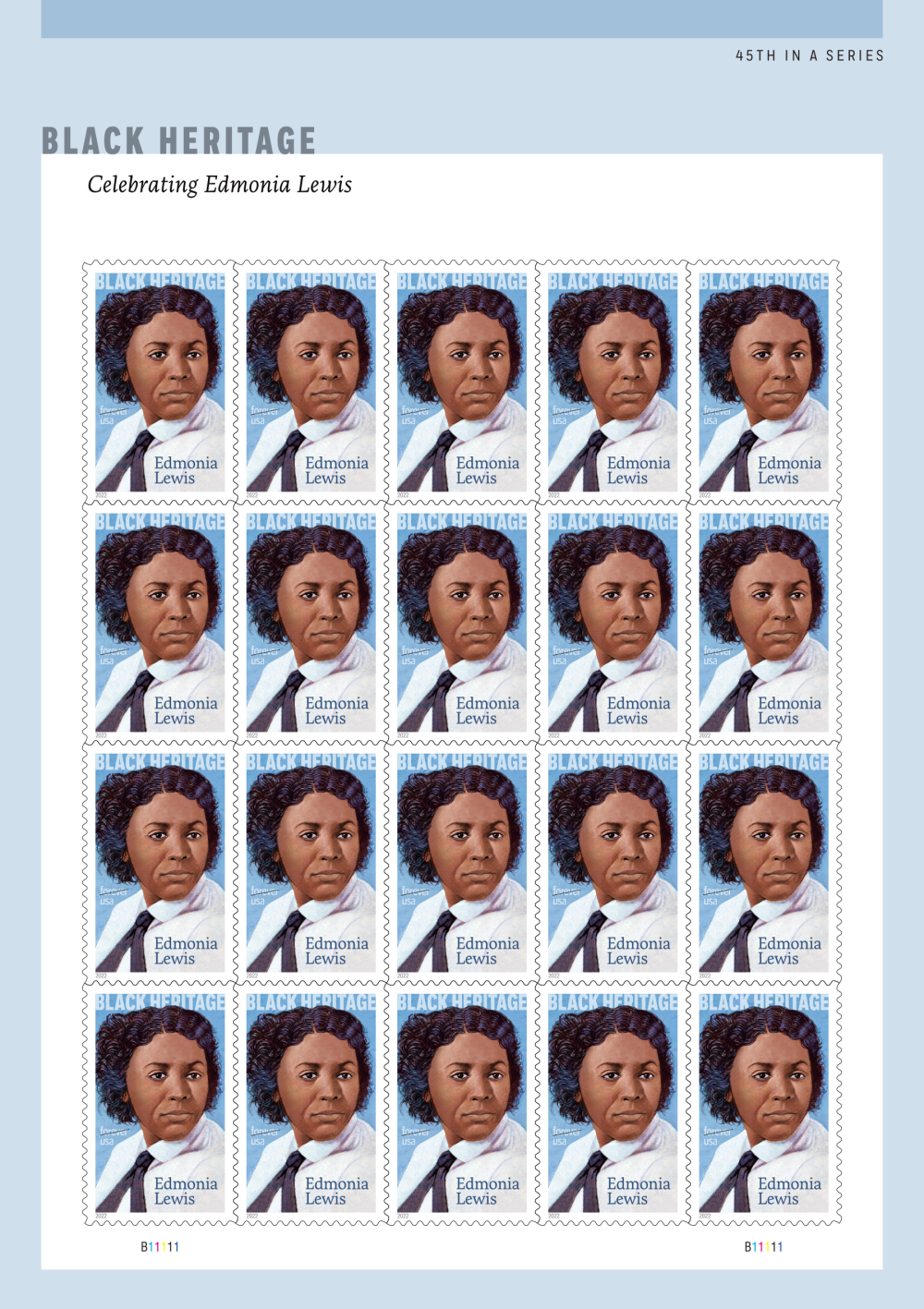 2022 Edmonia Lewis Stamps | Forever Stamps US Postage Stamps