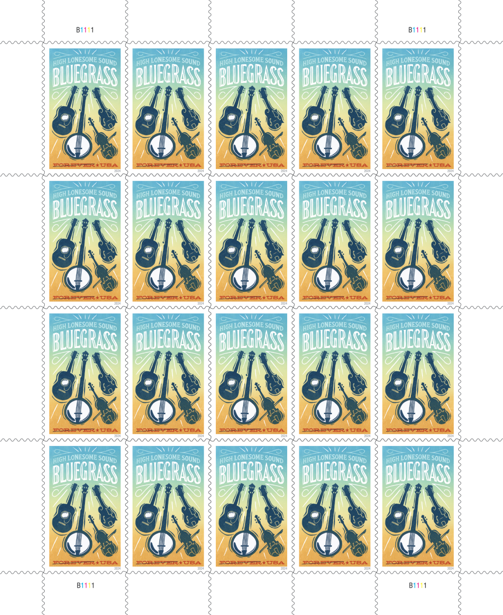 2024 Bluegrass Stamps | Forever Stamps US Postage Stamps